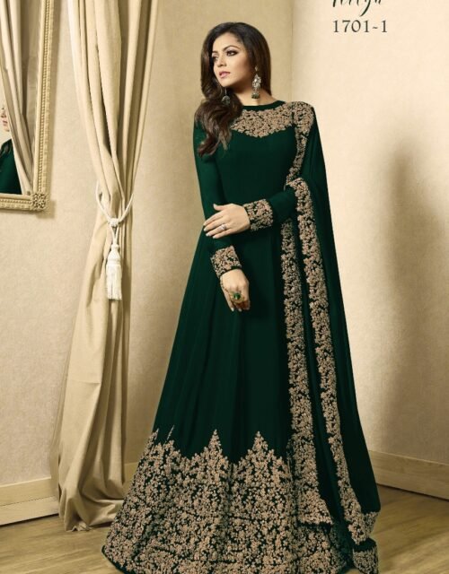 Indian Bollywood Party Wear Heavy Bridal Bridal Anarkali Beautifull Long Gown