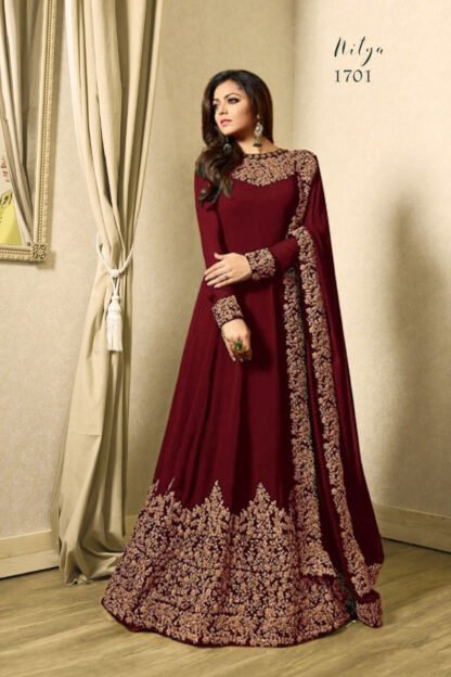 Bollywood Party Wear Heavy Bridal Indian Ethnic Anarkali Christmas Long Gown  - Skyview Fashion