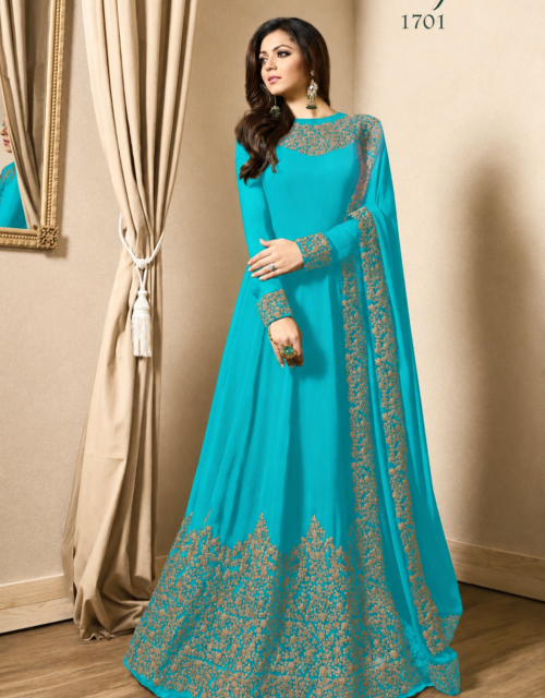 Bollywood Party Wear Heavy Bridal Indian Bridal Anarkali Beautifull Long Gown
