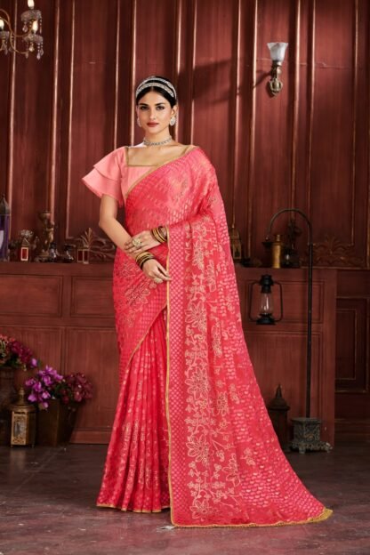 Bollywood Banarasi Silk Saree Party Wear Indian Ethnic Wedding Designer Saree 