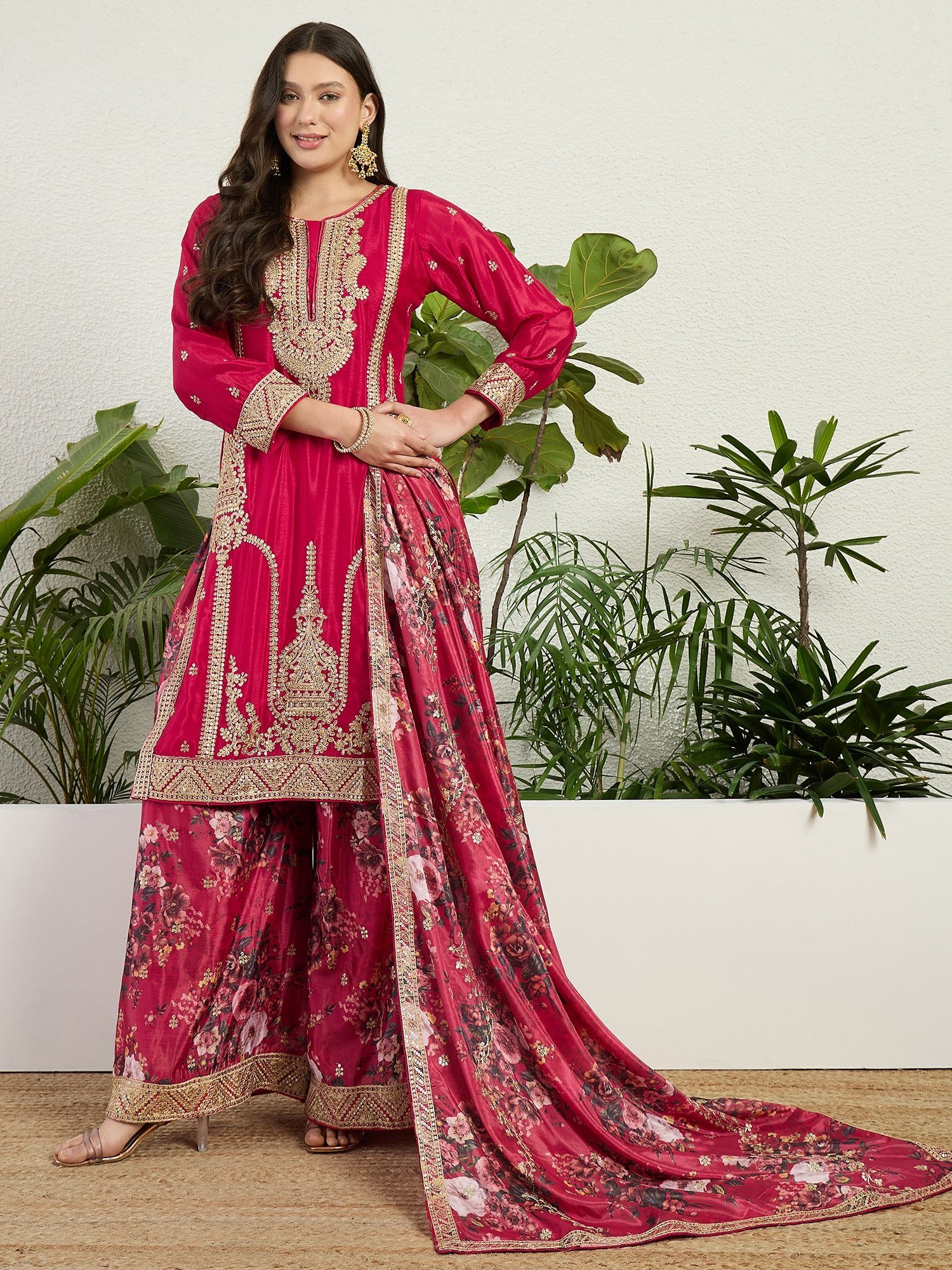 Traditional Indian Pakistani Style Anarkali Salwar Kameez Designer Party Wear Dress Suit Gown with Dupatta for Ladies