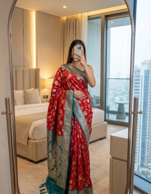 Royal Look Bollywood Designer Fancy Saree For Women Indian Wedding Party Wear Georgette Saree Collection