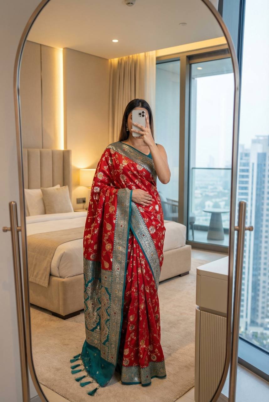 Royal Look Bollywood Designer Fancy Saree For Women Indian Wedding Party Wear Georgette Saree Collection