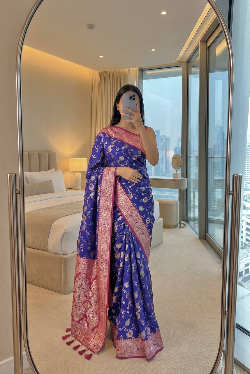 Women’s Premium Pakistani Style Designer Saree Wedding Party Wear Fancy Ethnic Traditional Saree With Blouse